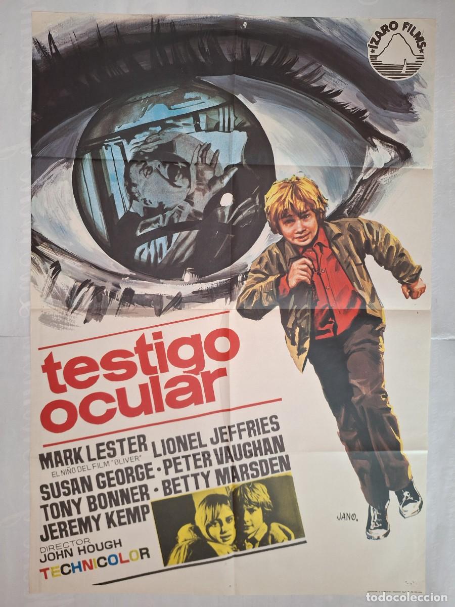 Cine: ANTIGUO CARTEL CINE TESTIGO OCULAR A&Ntilde;O 1970 JANO P-1796 RV