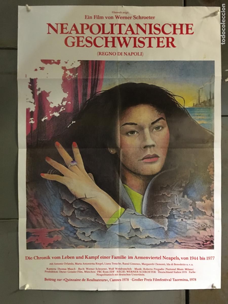 Cine: AEZ74 REGNO DI NAPOLI WERNER SCHROETER POSTER ORIGINAL ALEMAN 60x84 h0
