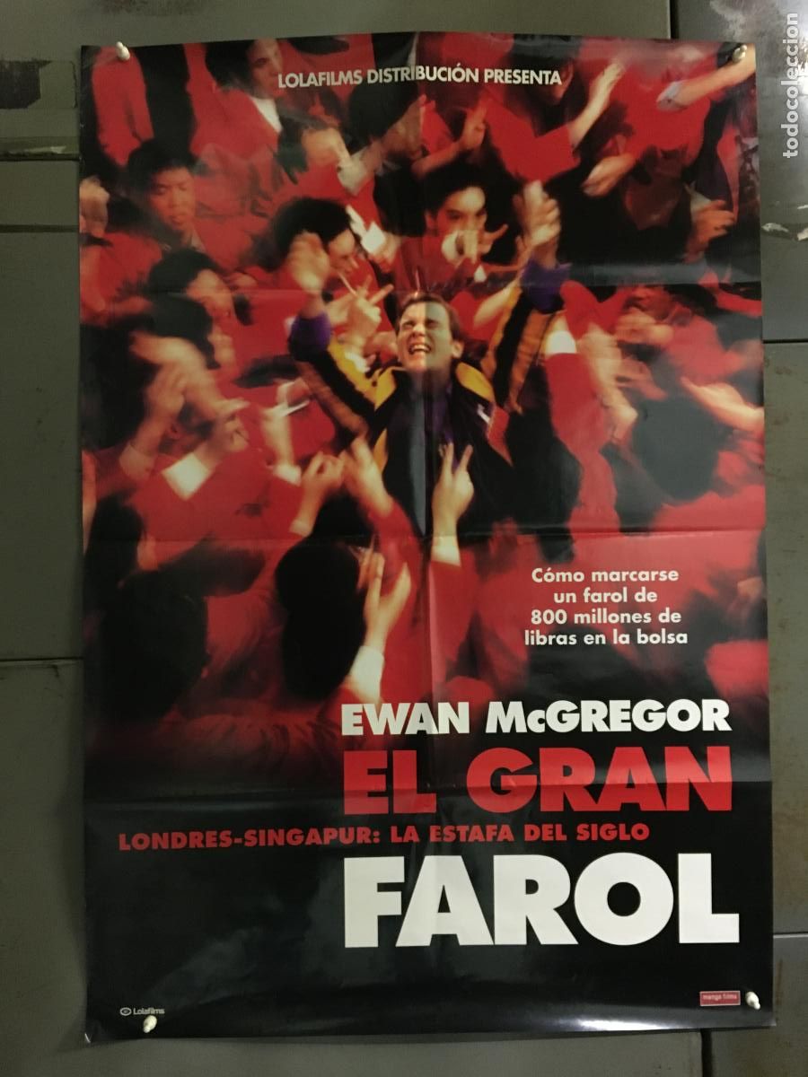Cine: AEZ86 EL GRAN FAROL EWAN MCGREGOR POSTER ORIGINAL 70X100 ESTRENO h1