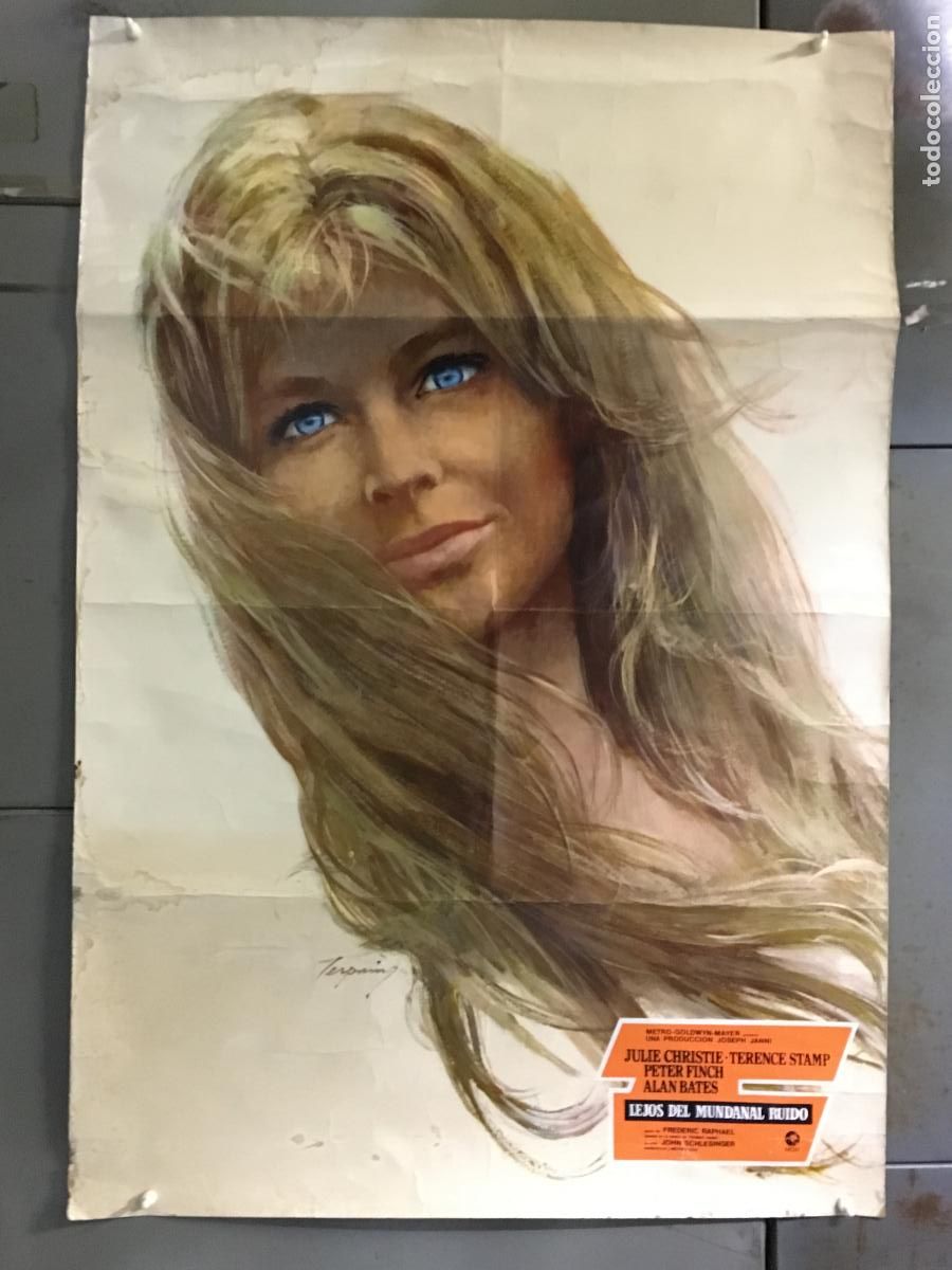 Cine: AEZ90 JULIE CHRISTIE LEJOS DEL MUNDANAL RUIDO POSTER ORIGINAL 70X100 ESTRENO RARO h0