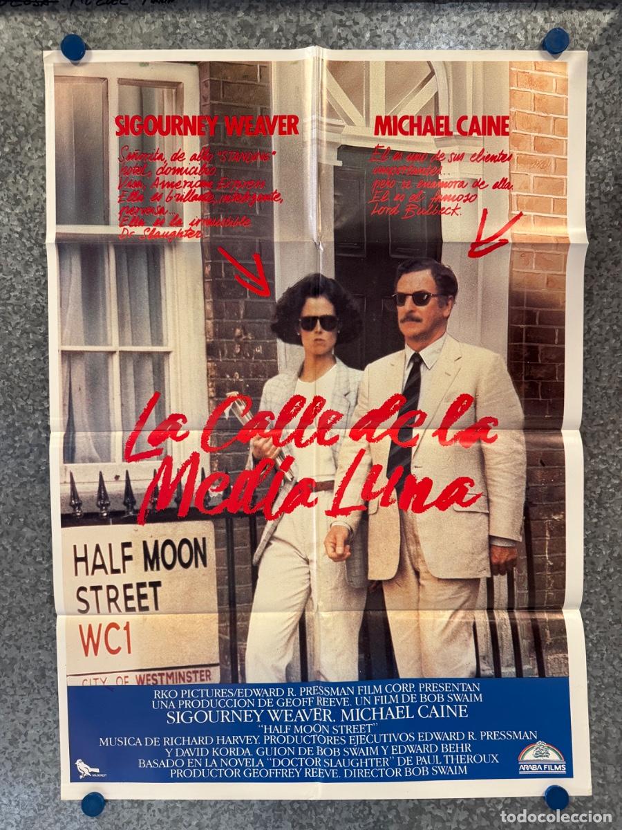 Cine: La calle de la media luna, Sigourney Weaver, Michael Caine, A&ntilde;o 1986, POSTER ORIGINAL