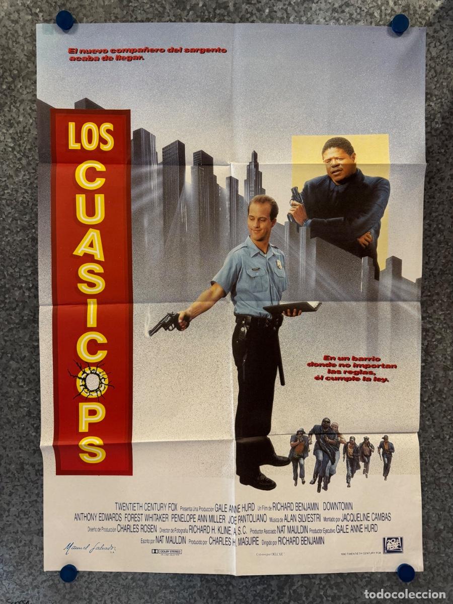 Cine: Los Cuasicops, Anthony Edwards, Forest Whitaker, A&ntilde;o 1990, POSTER ORIGINAL