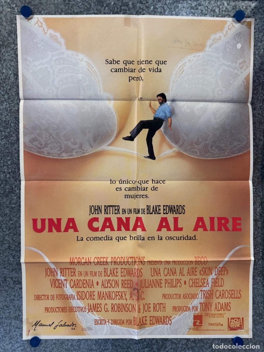 Cine: Una cana al aire, John Ritter, Vincent Gardenia, A&ntilde;o 1989, POSTER ORIGINAL