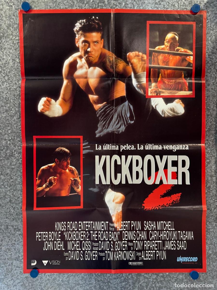 Cine: Kickboxer, Jean Van Damme, Michel Quissi, A&ntilde;o 1989, POSTER ORIGINAL