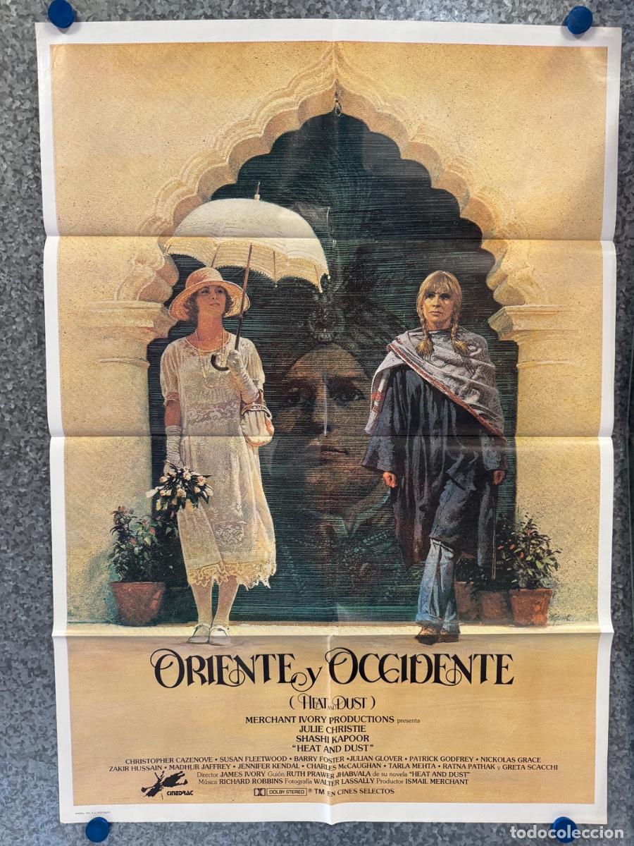 Cine: Oriente y Occidente, Shashi Kapoor, Julie Christie, A&ntilde;o 1983, POSTER ORIGINAL
