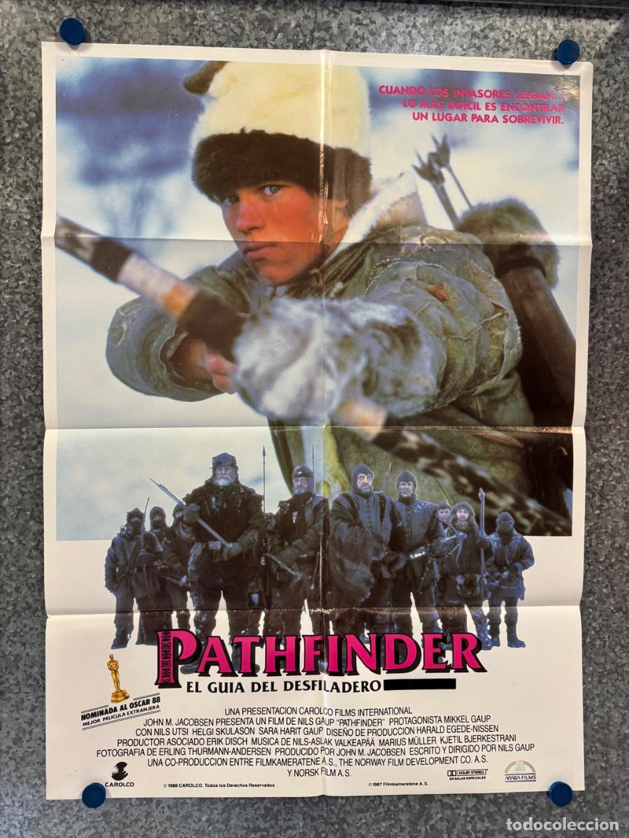 Cine: Pathfinder, Mikkel Gaup, Ingvald Guttorm, A&ntilde;o 1987, POSTER ORIGINAL