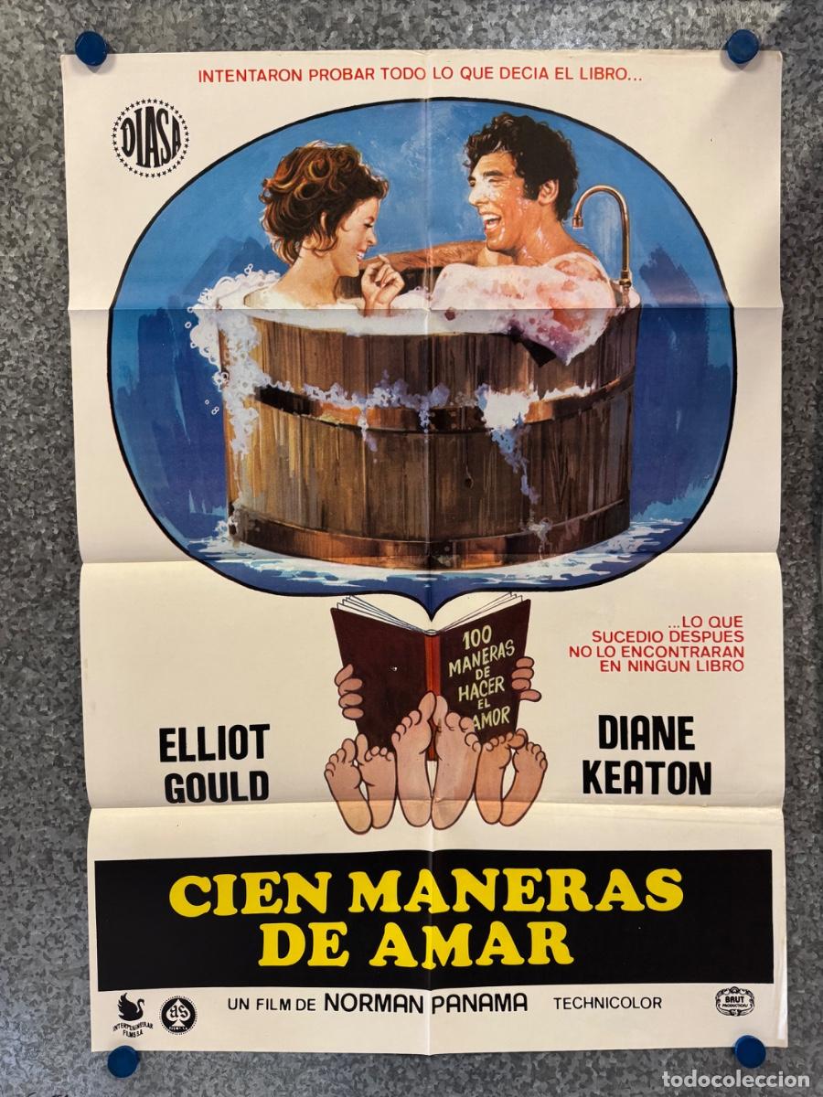 Cine: Cien maneras de amar, Elliot Gould , Diane Keaton, A&ntilde;o 1976, POSTER ORIGINAL