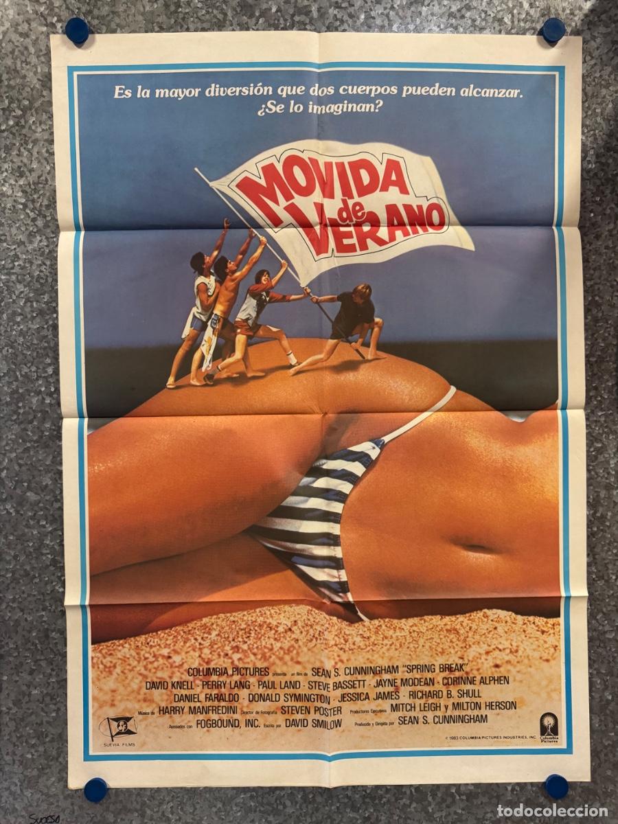 Cine: Movida de verano, Steve Basset , David Knell, A&ntilde;o 1983, POSTER ORIGINAL