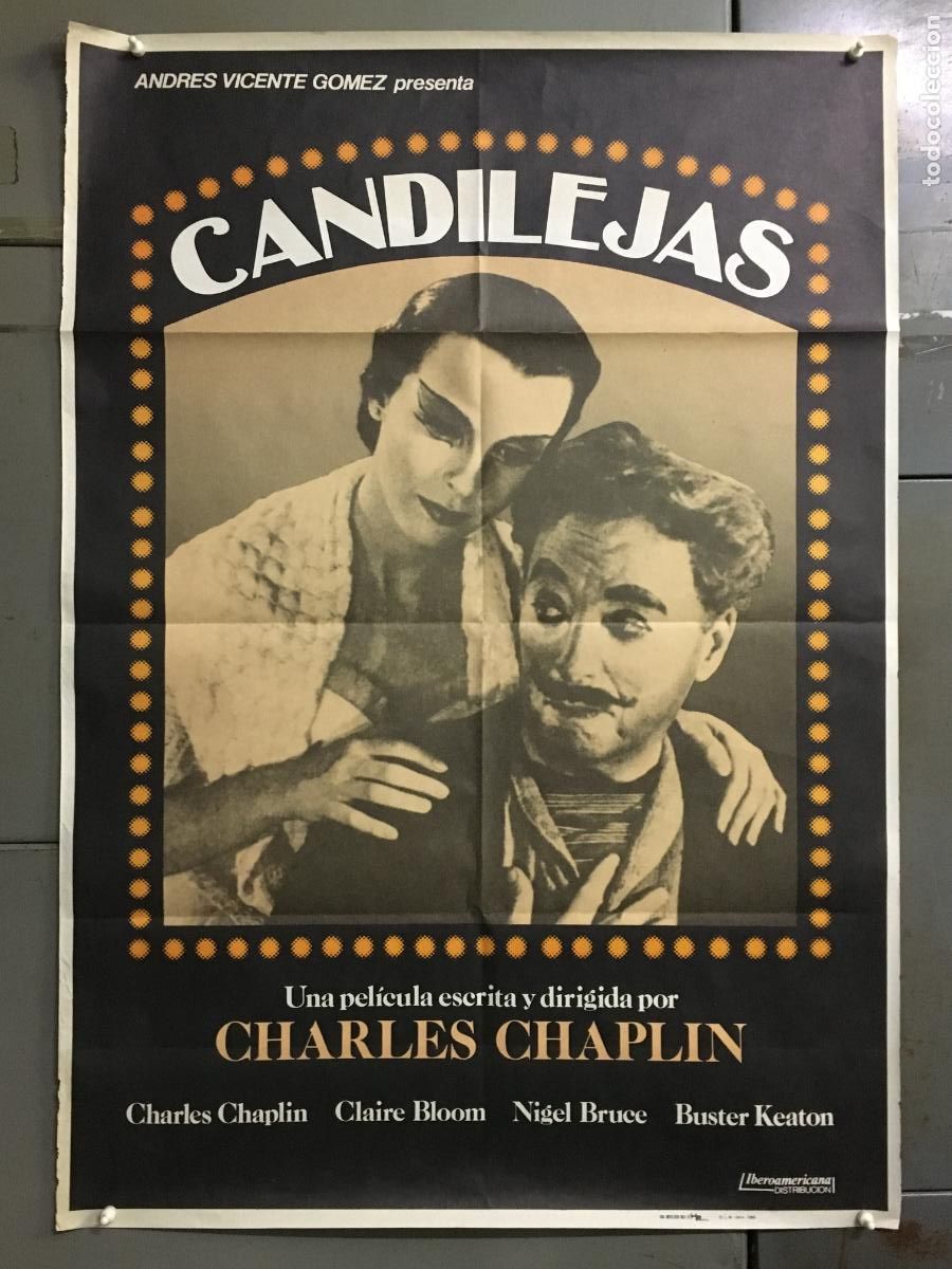 Cine: AEZ93 CANDILEJAS CHARLES CHAPLIN limelight POSTER ORIGINAL 70X100 R-83