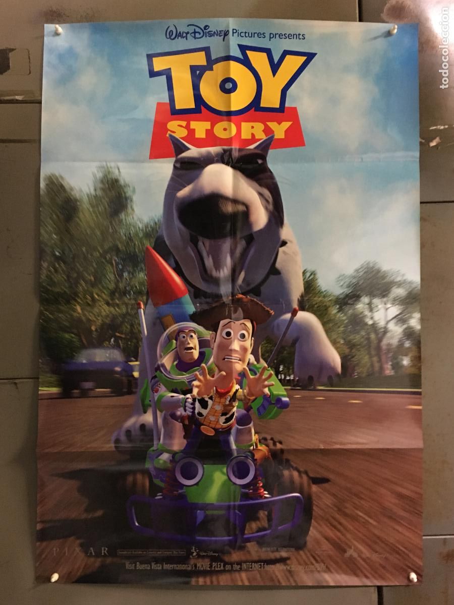 Cine: AEZ96 TOY STORY PIXAR WALT DISNEY POSTER ORIGINAL 70X100 ESTRENO h0