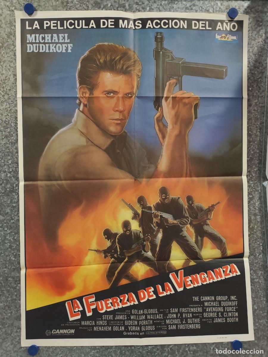Cine: La fuerza de la venganza. Michael Dudikoff, Steve James, James Booth. A&Ntilde;O 1987. POSTER ORIGINAL