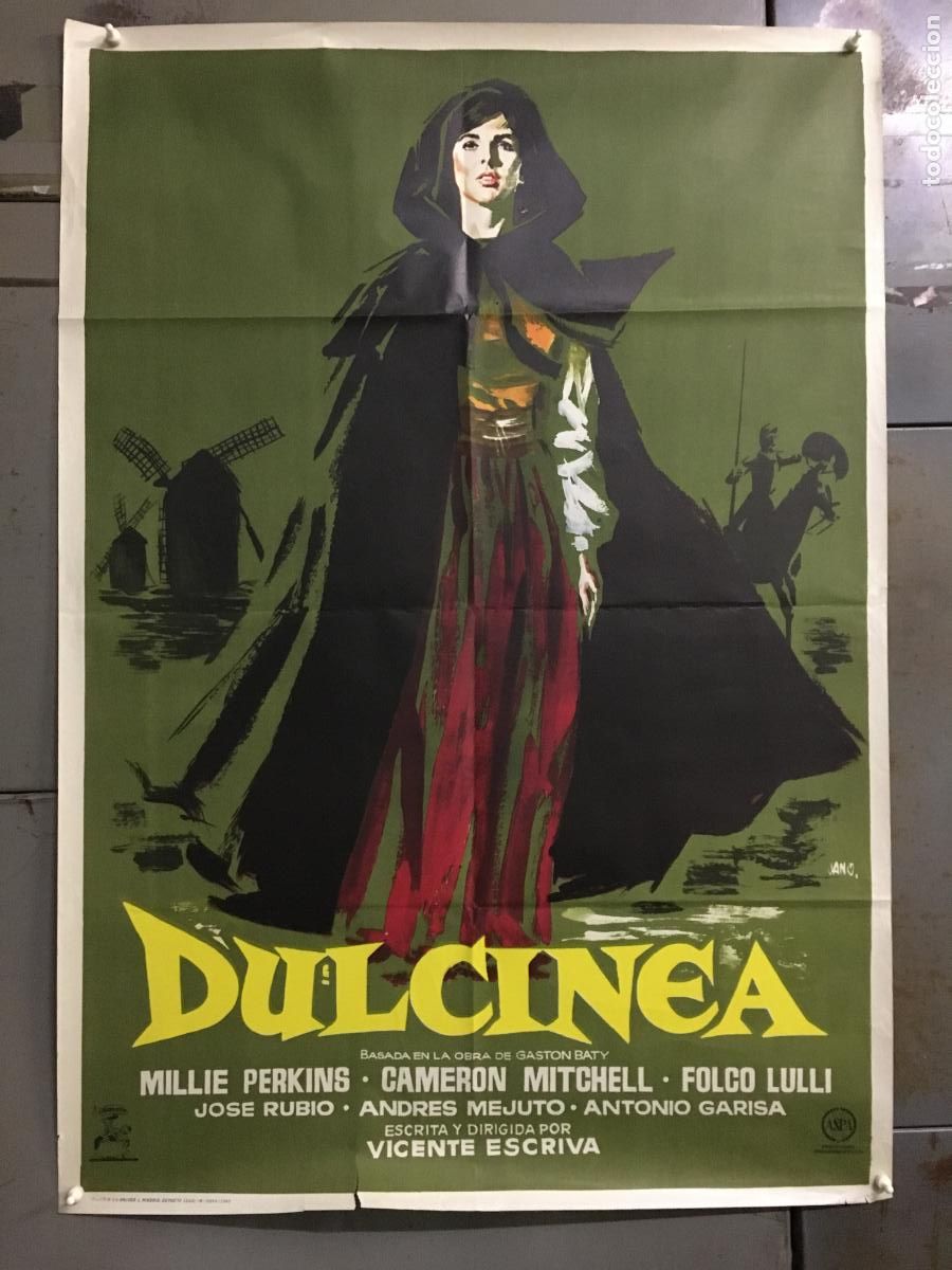 Cine: AFA00 DULCINEA MILLIE PERKINS don quijote de la mancha JANO POSTER ORIGINAL ESTRENO 70X100 h0