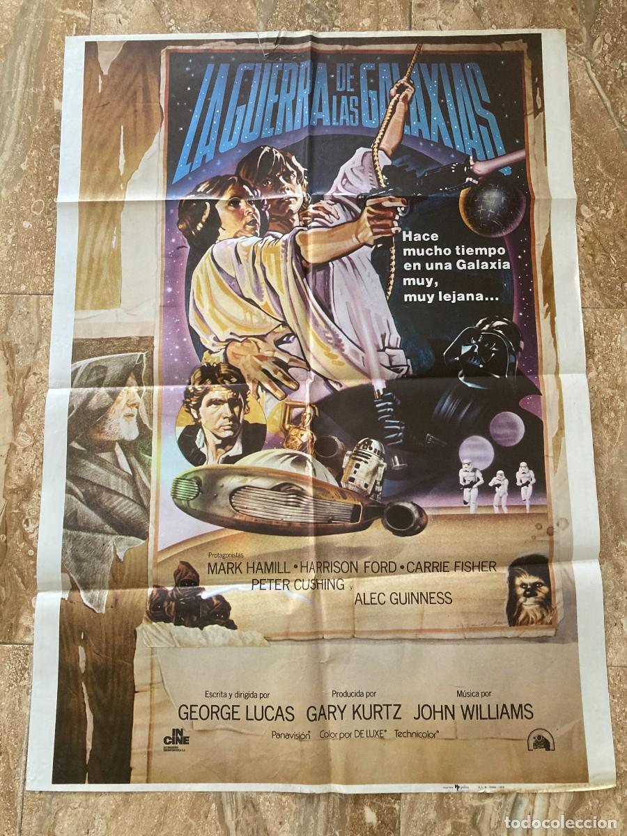 Cine: Cartel cine original LA GUERRA DE LAS GALAXIAS (1977) - STAR WARS - / 70x100 / George Lucas