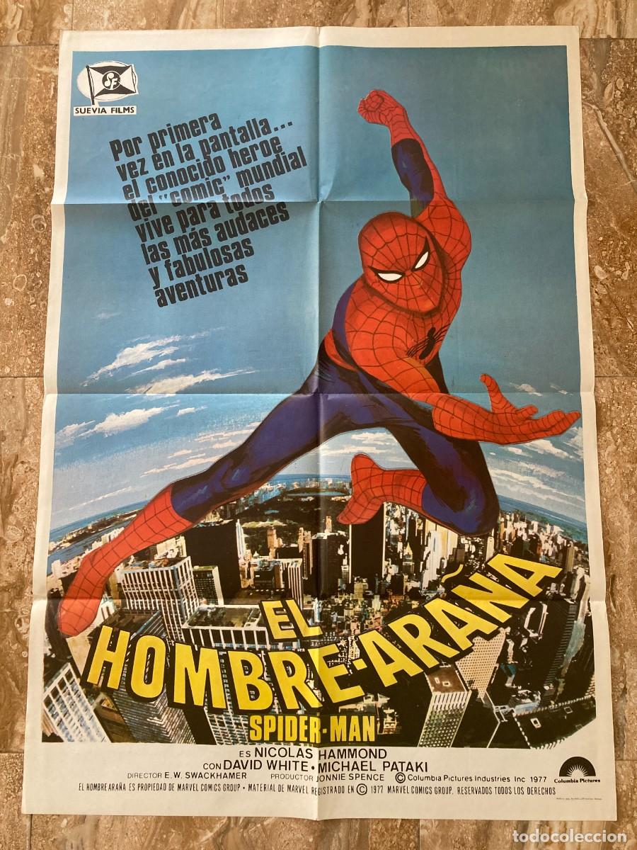 Cine: Cartel cine original SPIDERMAN EL HOMBRE ARA&Ntilde;A (1977) / 70x100 / Nicholas Hammond