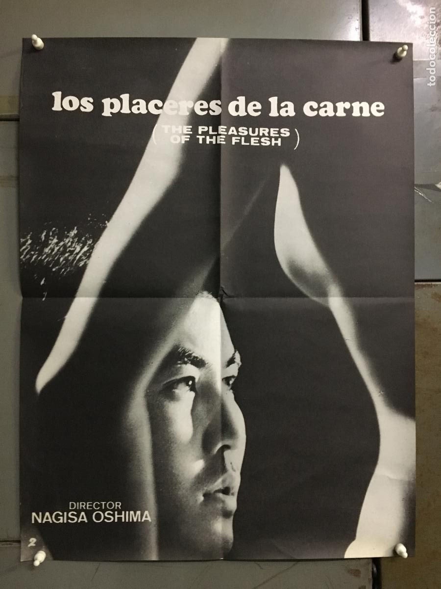 Cine: AFA07 LOS PLACERES DE LA CARNE NAGISA OSHIMA POSTER ORIGINAL 48X62 ESTRENO h2