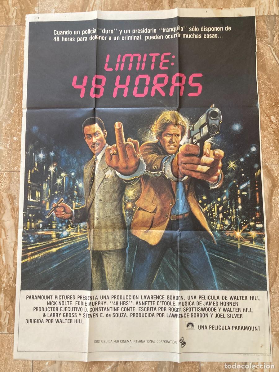 Cine: Cartel cine original LIMITE 48 HORAS (1981) / 70x100 / Walter Hill - Nick Nolte - Eddie Murphy