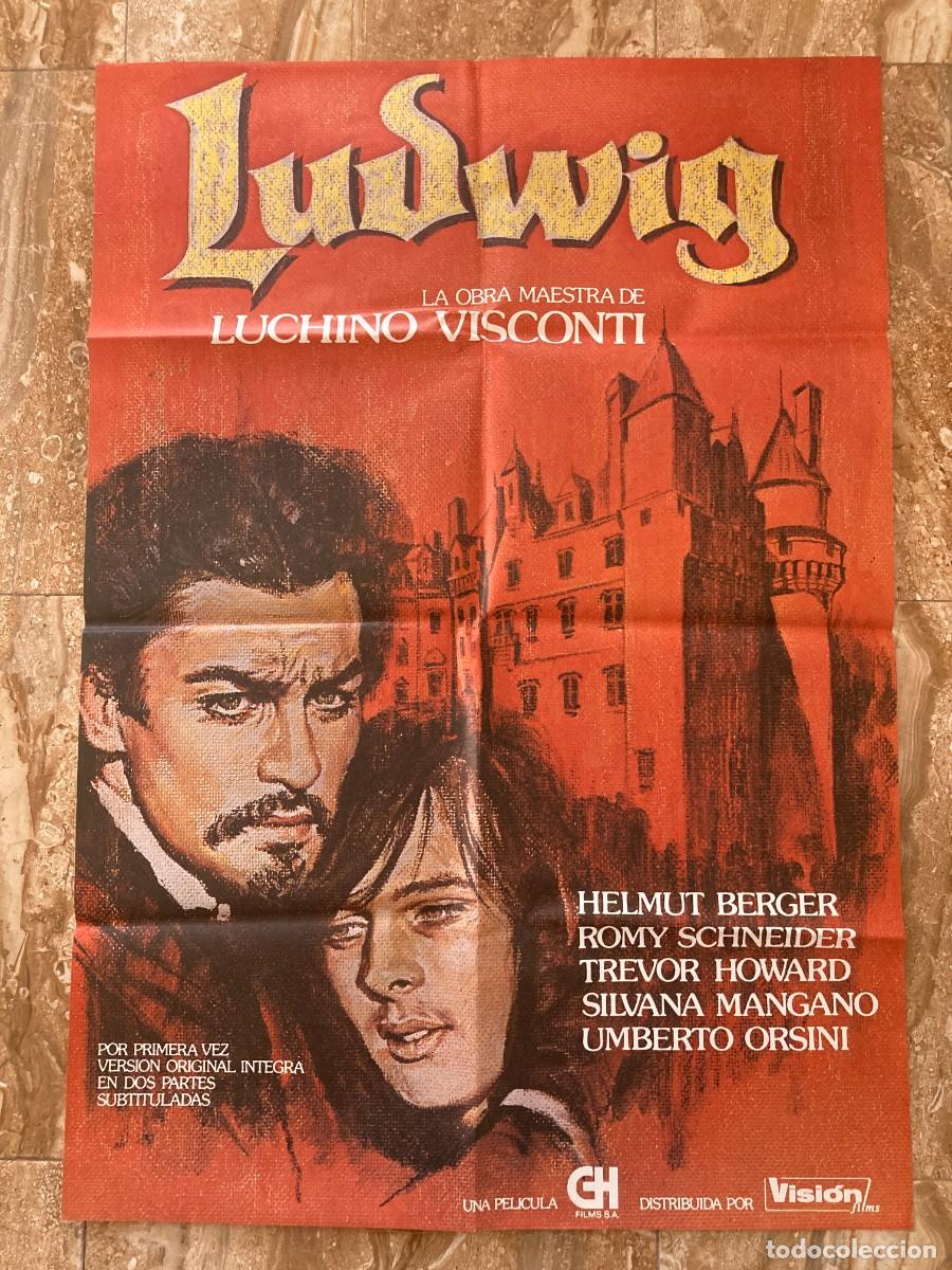Cine: Cartel cine original LUDWIG (1972) / 70x100 / Luchino Visconti - Romy Schneider