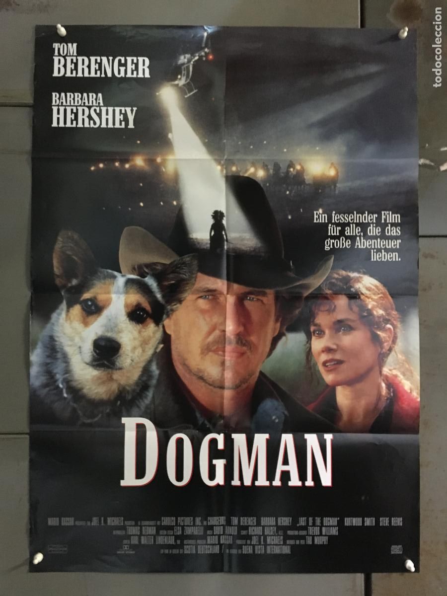 Cine: AFA12 LOS ULTIMOS GUERREROS TOM BERENGER BERBARA HERSHEY POSTER ORIGINAL ALEMAN 60X84 h0