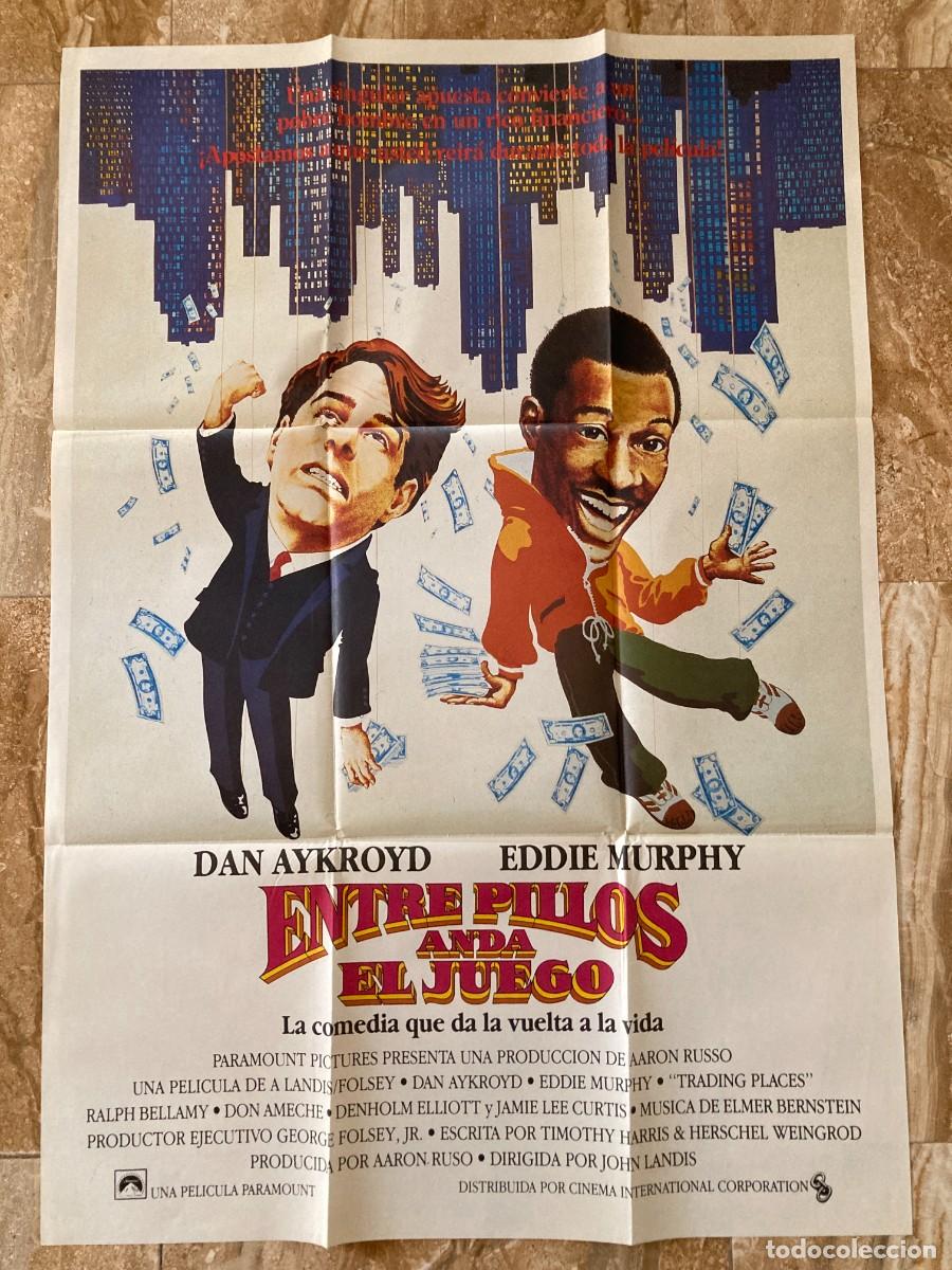 Cine: Cartel cine original ENTRE PILLOS ANDA EL JUEGO (1983) 70x100 / John Landis - Jamie Lee Curtis