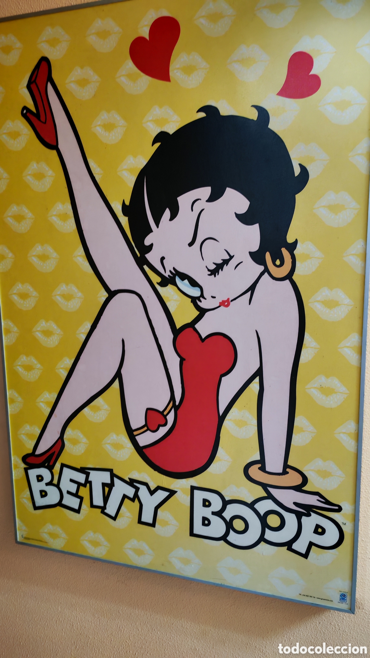 Cine: Poster Betty Boop 61X91 enmarcado en aluminio de 1,5 cm. Vintage. (CL)