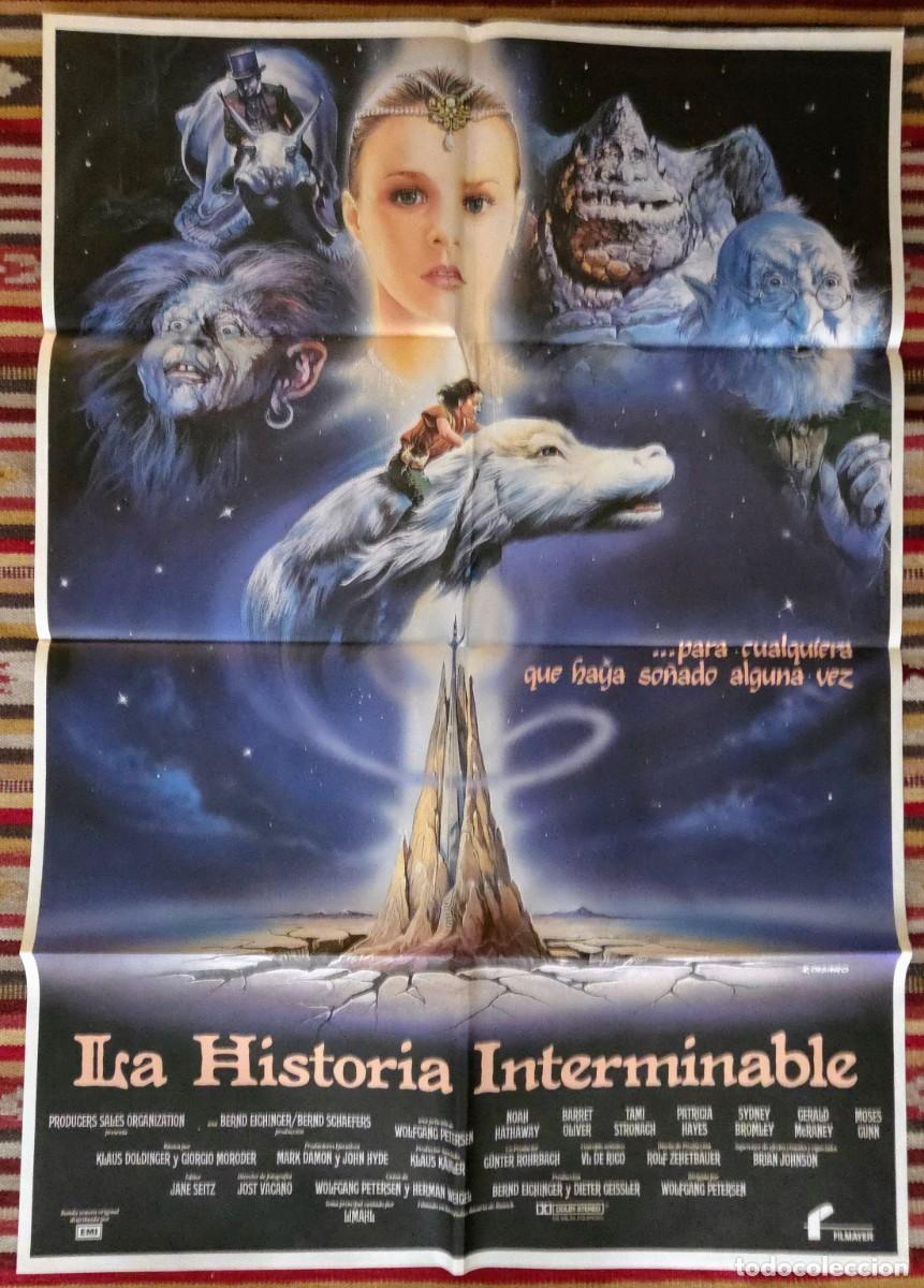 Cine: Cartel original La Historia Interminable (1984) &ndash; Fantas&iacute;a ic&oacute;nica &ndash; Estado impecable