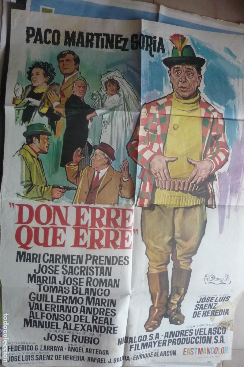 Cine: cartel cine don erre que erre paco martinez soria