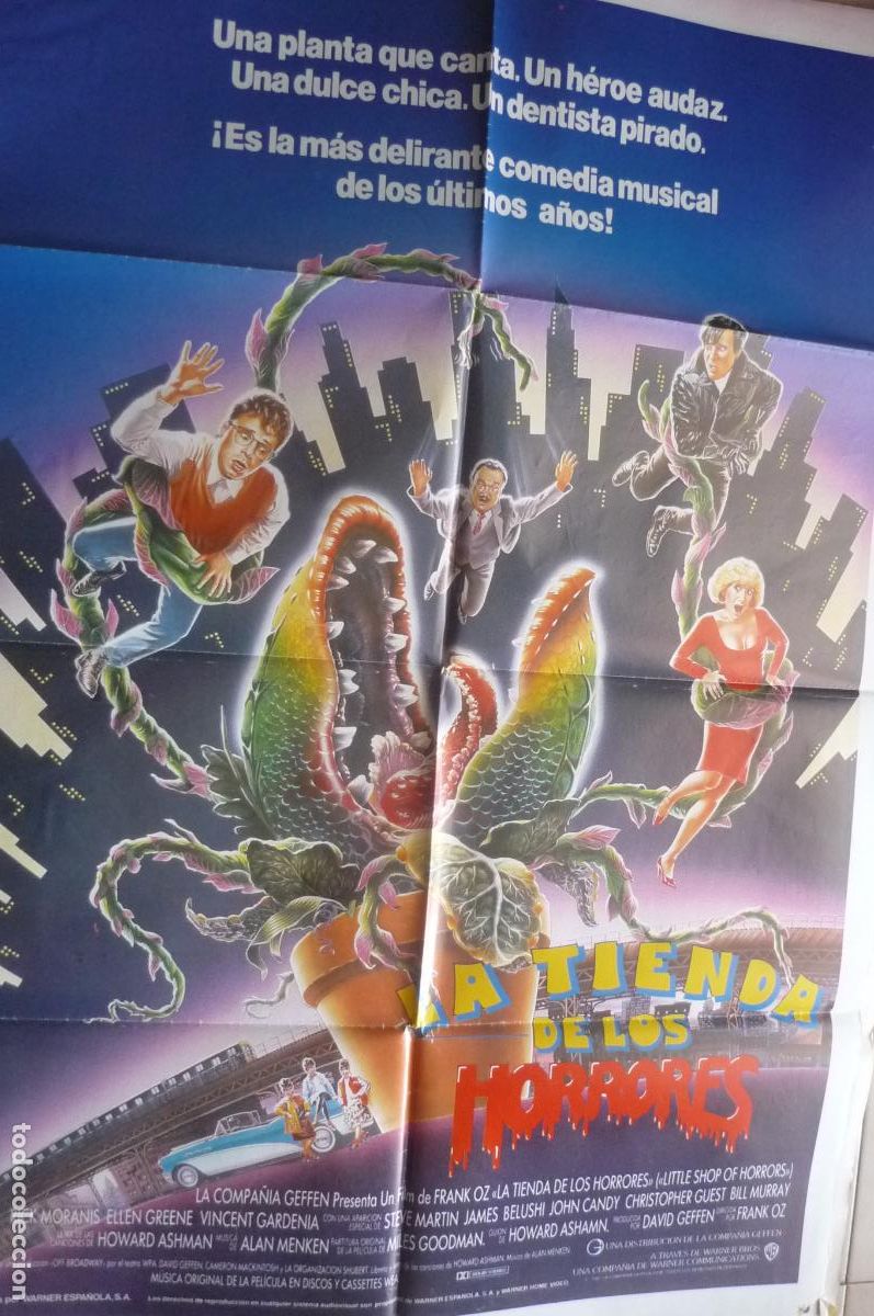 Cinema: cartel cine 1 x 7o a tienda de los horrores rick moranis
