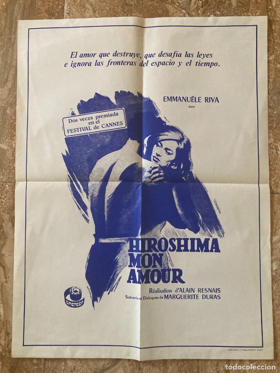 Cine: Cartel cine original HIROSHIMA MON AMOUR (1959) 50x66 / Alain Resnais