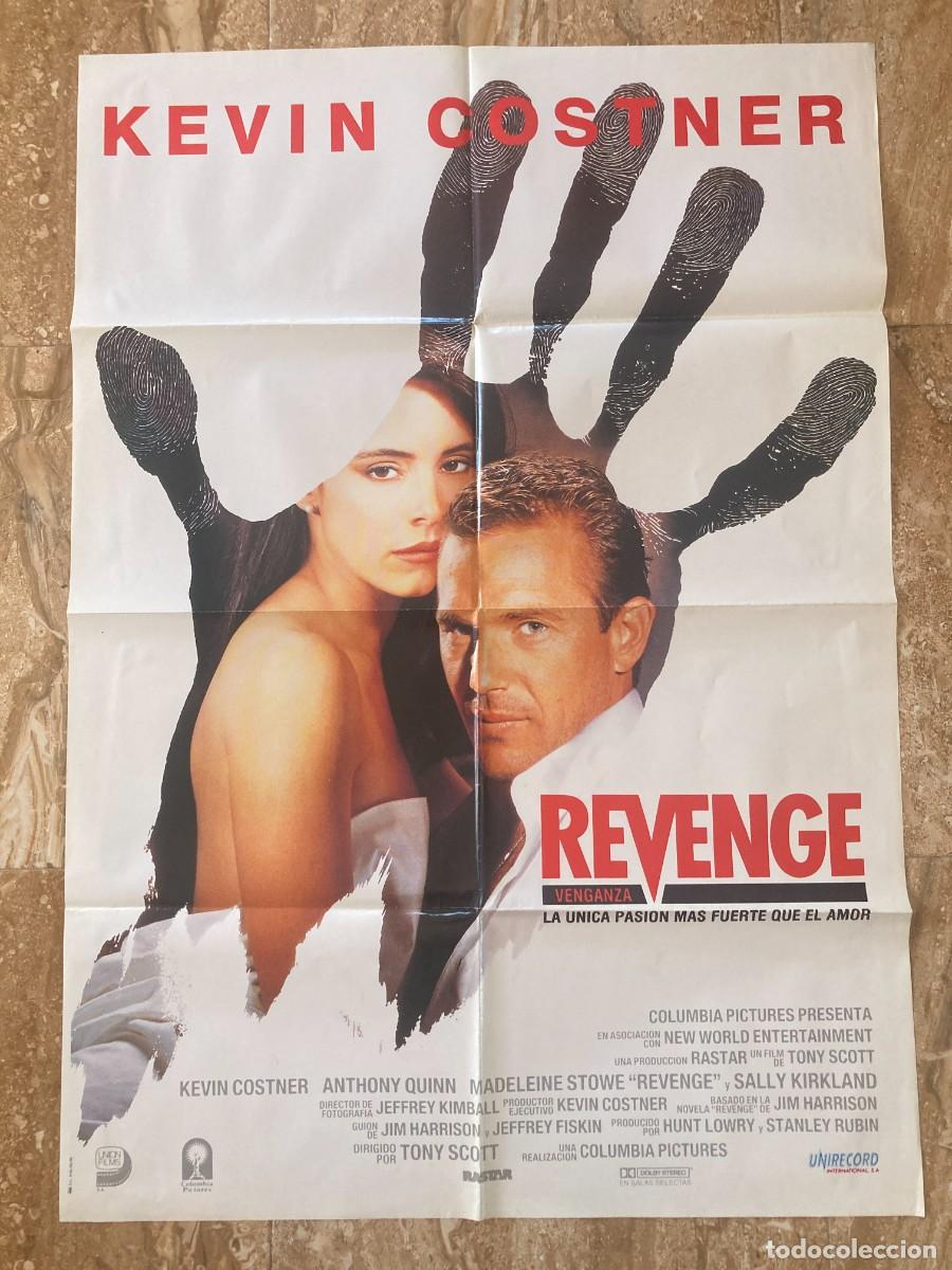 Cine: Cartel cine original REVENGE - VENGANZA (1990) 70x100 / Tony Scott - Kevin Costner - Madeleine Stowe