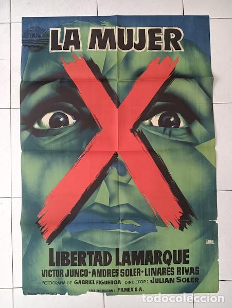 Cine: SMP 2140 LA MUJER X LIBERTAD LAMARQUE JANO POSTER ORIGINAL 70X100 ESTRENO LITOGRAFIA