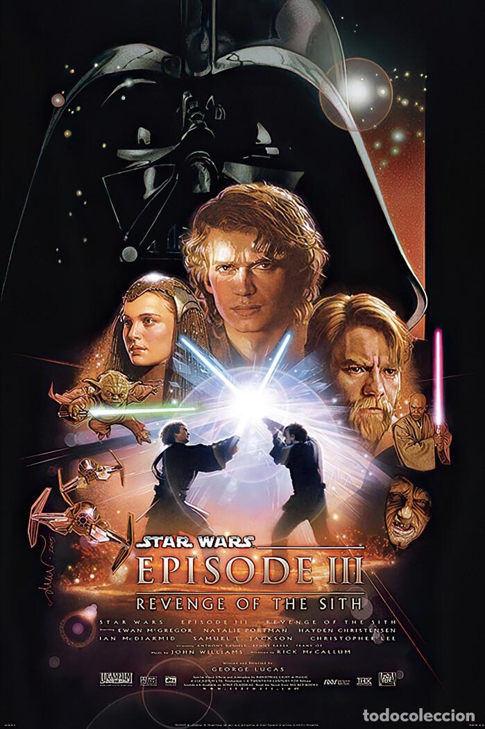 Cine: Star Wars Episodio III La venganza de los Sith Poster 70x100 cm aprox. George Lucas