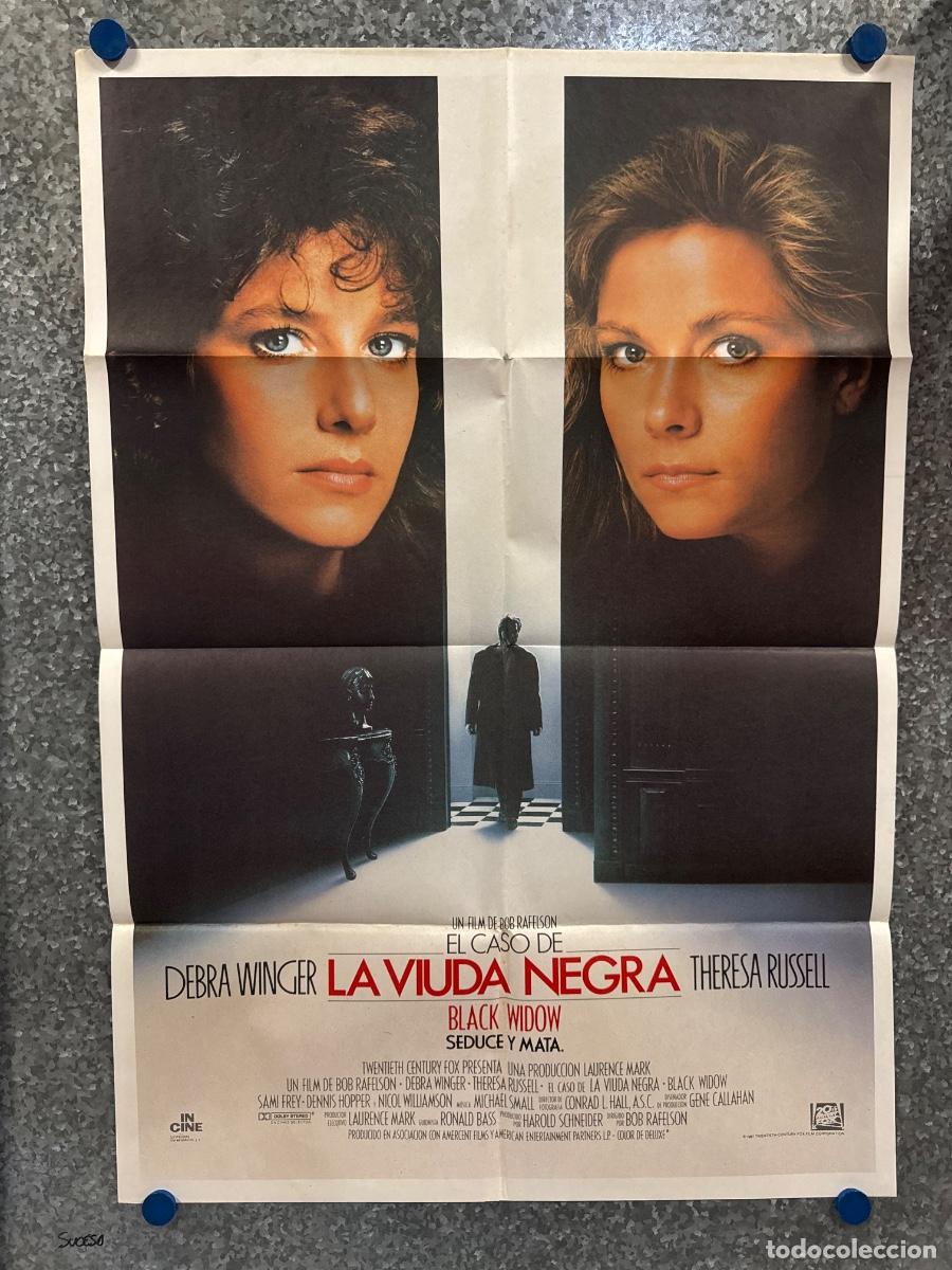 Cine: La viuda negra, Debra Winger , Theresa Russell, A&ntilde;o 1987, POSTER ORIGINAL