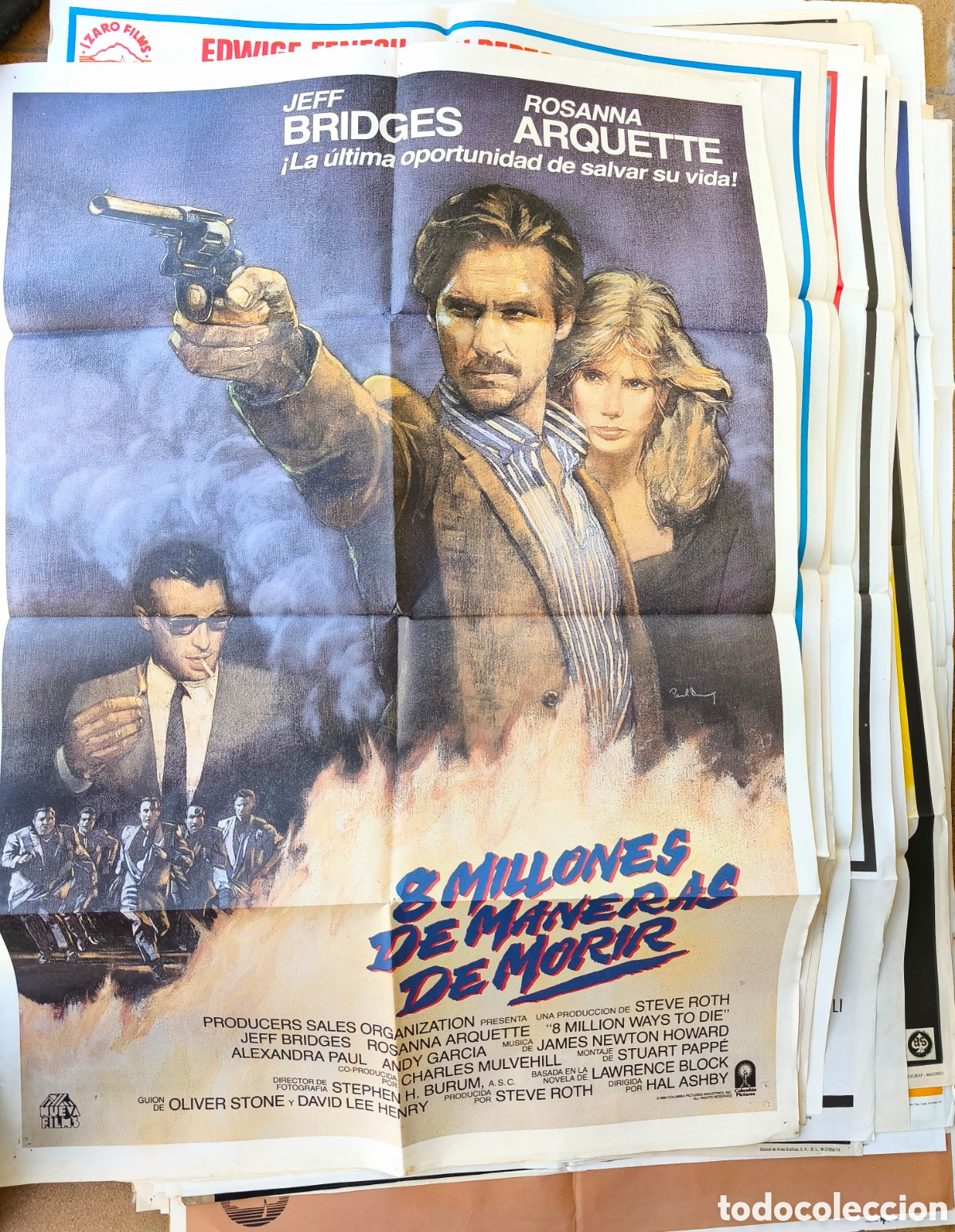 Cine: GRAN LOTE 90 CARTELES DE CINE A&Ntilde;OS 70 ORIGINALES