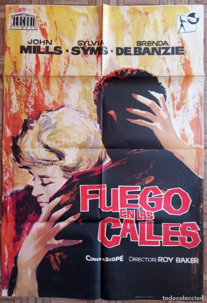 Cine: FUEGO EN LAS CALLES. JOHN MILLS, SYLVIA SYMS, BRENDA DE BANZIE