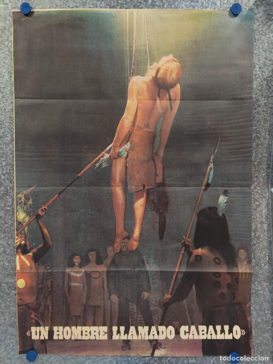 Cine: El triunfo de un hombre llamado Caballo. Richard Harris, Michael Beck. A&Ntilde;O 1970. POSTER ORIGINAL