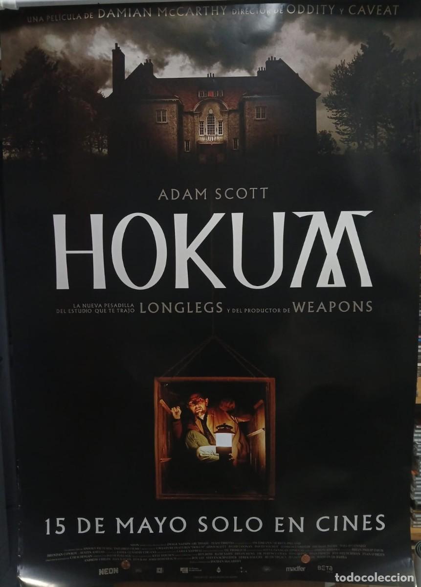 Cine: Hokum. POSTER ORIGINAL 70X100 cm aprox.