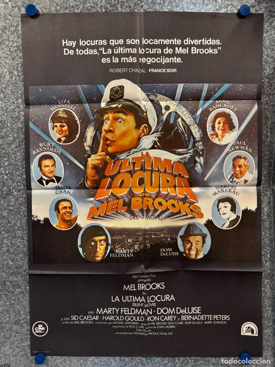 Cine: Ultima locura de Mel Brooks, Mel Brooks ,Marty Feldman, A&ntilde;o 1976, POSTER ORIGINAL