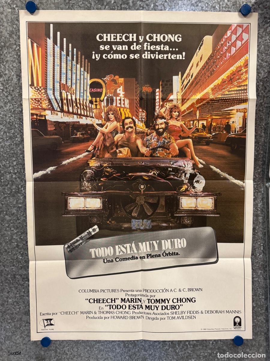 Cine: Todo esta muy duro, Cheech Marin ,Tommy Chong, A&ntilde;o 1982, POSTER ORIGINAL