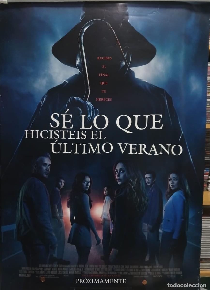 Cine: S&eacute; lo que hicisteis el &uacute;ltimo verano. POSTER ORIGINAL 70X100 cm aprox.