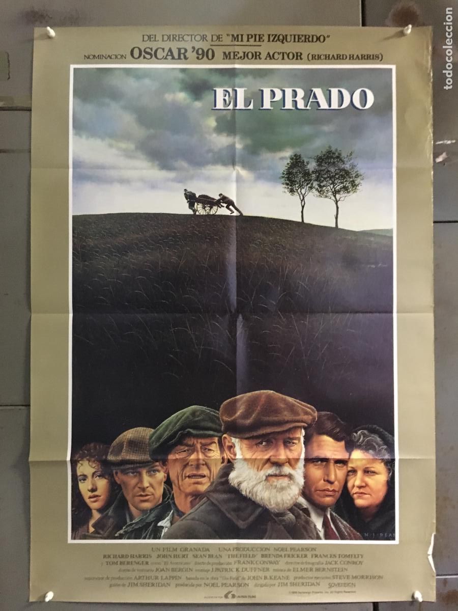 Cine: AFA97 EL PRADO RICHARD HARRIS JOHN HURT POSTER ORIGINAL 70X100 ESTRENO