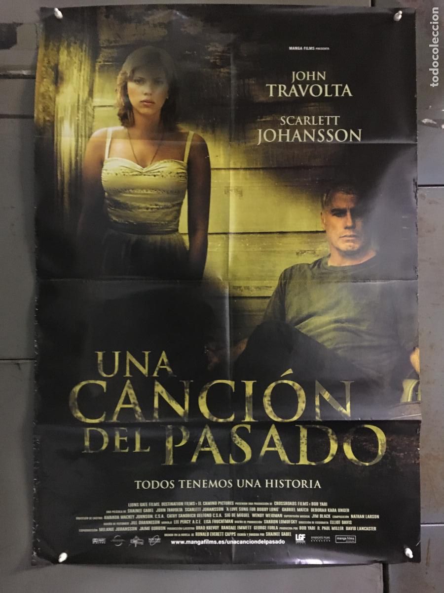 Cine: AFB07 UNA CANCION DEL PASADO SCARLETT JOHANSSON JOHN TRAVOLTA POSTER ORIGINAL ESTRENO 70X100 h0