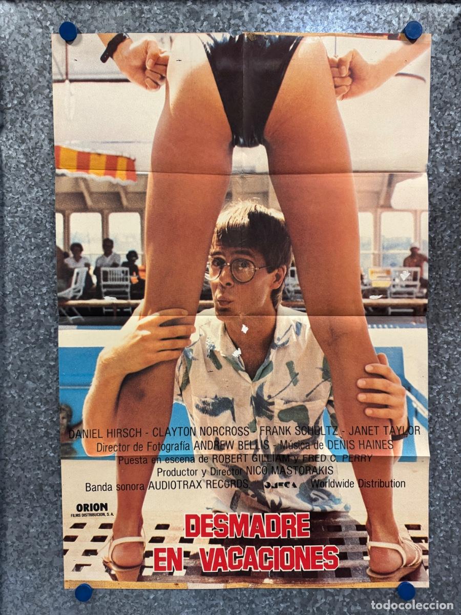 Cine: Desmadre en vacaciones, Clayton Norcross, Dimitris Piatas, A&ntilde;o 1986, POSTER ORIGINAL