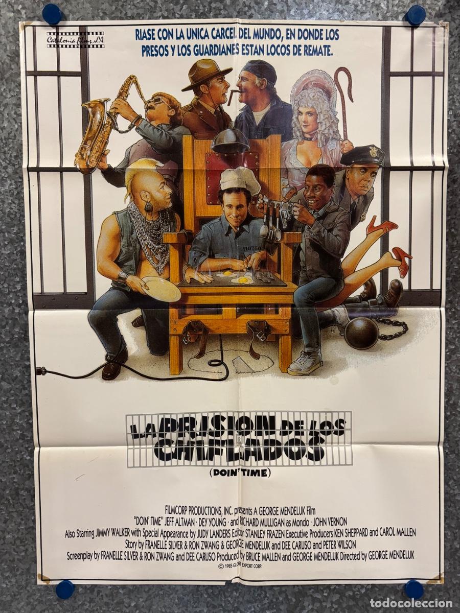 Cine: La prision de los chiflados, Jeff Altman, Richard Mulligan, A&ntilde;o 1985, POSTER ORIGINAL