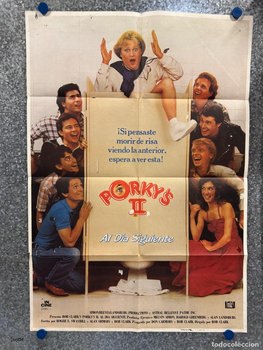 Cine: Porkys 2 , Dan Monahan, Mark Herrier , A&ntilde;o 1983, POSTER ORIGINAL