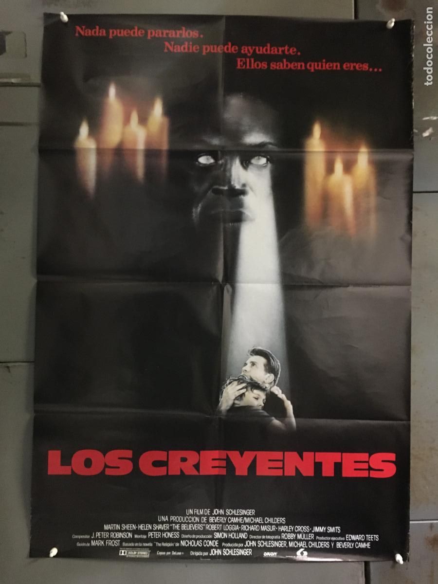 Cine: AFB10 LOS CREYENTES MARTIN SHEEN POSTER ORIGINAL 70X100 ESTRENO h0