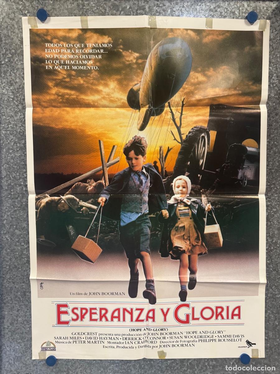 Cine: Esperanza y gloria, John Boorman, Geraldine Muir, A&ntilde;o 1987, POSTER ORIGINAL