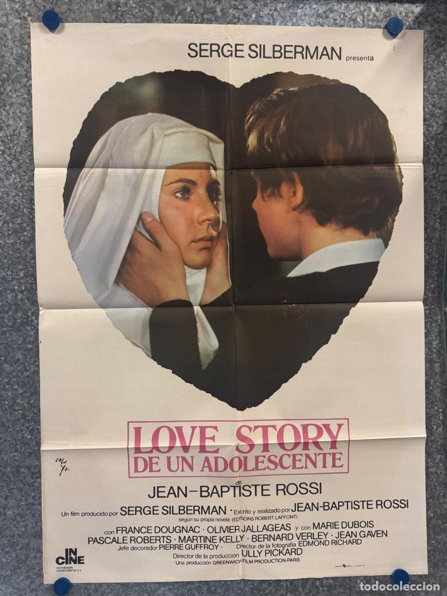 Cine: Love Story de un adolescente, Serge Silberman, Jean Baptiste Rossi, A&ntilde;o 1976, POSTER ORIGINAL