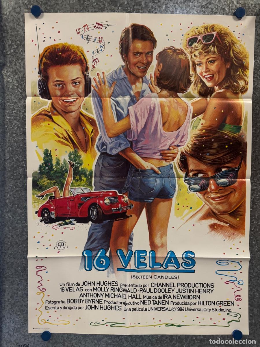 Cine: 16 Velas, Molly Ringwald, Michael Schoeffling, A&ntilde;o 1984, POSTER ORIGINAL