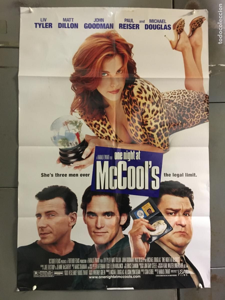 Cine: AFB13 DIVINA PERO PELIGROSA LIV TYLER JOHN GOODMAN POSTER ORIGINAL AMERICANO 70X105 h0