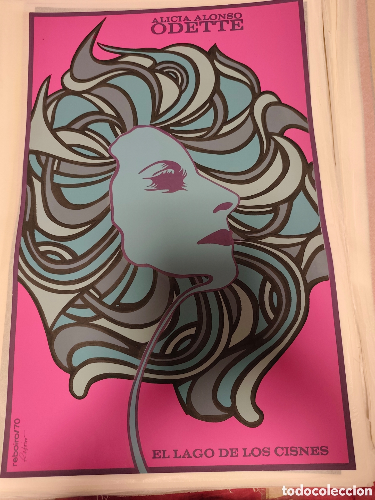 Cine: Cartel ballet Alicia Alonso &rdquo;El lago de los cisnes&rdquo;